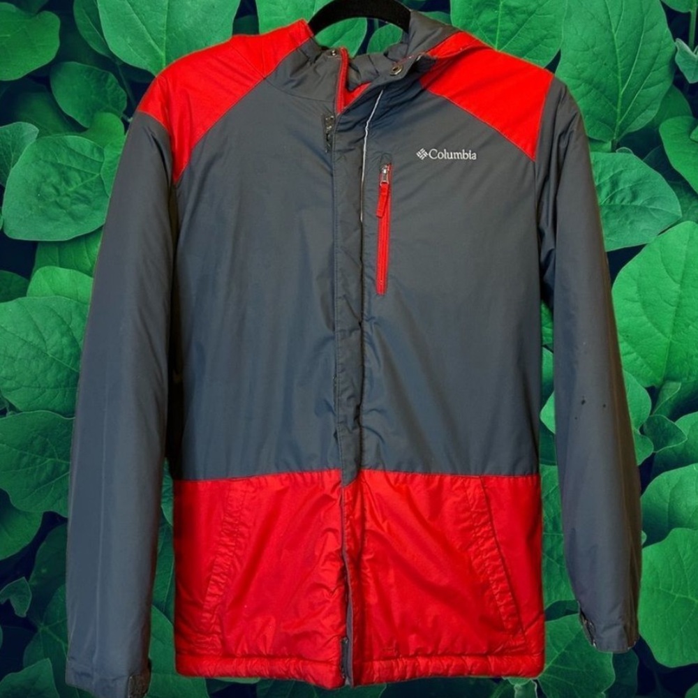 Columbia Large (14-16) Grey & Orange Columbia Winter Jacket boys